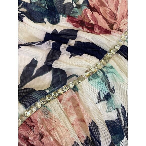 NWT En Focus Women's Soft Light Floral Maxi Dress - 10 - Picture 3 of 14